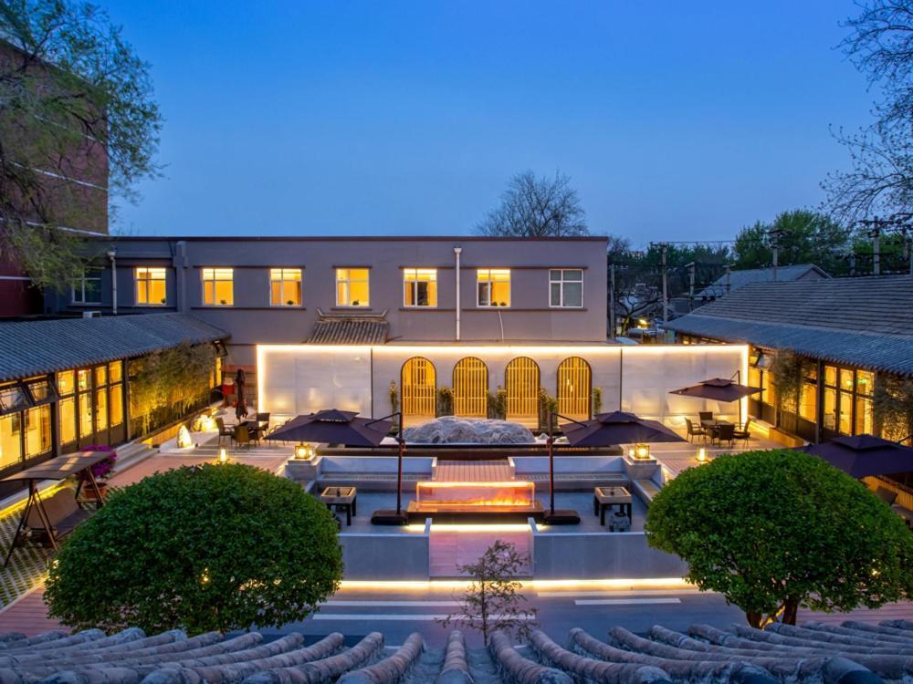 Yunju Hotel Beijing Yonghe Palace Guijie Siheyuan Pequim Exterior foto